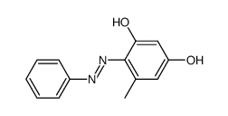 5-methyl-4-phenylazo-resorcinol Structure
