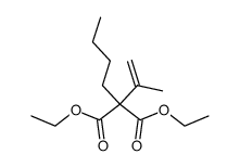 butyl-isopropenyl-malonic acid diethyl ester Structure