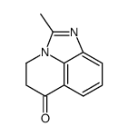 6H-Imidazo[4,5,1-ij]quinolin-6-one,4,5-dihydro-2-methyl-(9CI)结构式