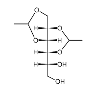 1,3,2,4-diethylidene-D-glucitol Structure