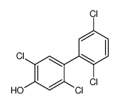 2,5-dichloro-4-(2,5-dichlorophenyl)phenol结构式