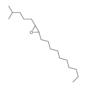 (2S,3R)-2-decyl-3-(4-methylpentyl)oxirane Structure