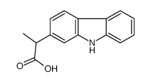 2-(9H-carbazol-2-yl)propanoic acid结构式