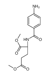 N-(对氨基苯甲酰基)-L-谷氨酸二甲基酯结构式