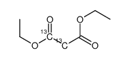 Diethyl malonate-1,2-13C2 Structure