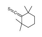 (2,2,6,6-tetramethylcyclohexylidene)methanethione Structure