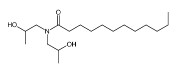 N,N-双(2-羟丙基)-十二烷酰胺结构式
