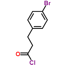 3-(4-溴苯基)丙酰氯化结构式