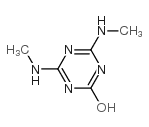 4,6-双(甲基氨基)-(9CI)-1,3,5-噻嗪-2(1H)-酮结构式
