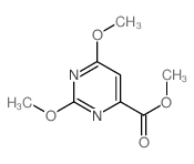 2,6-二甲氧基嘧啶-4-羧酸甲酯结构式
