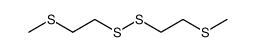 2-(methylthio)ethyl disulfide Structure