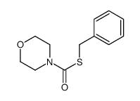 Morpholine, 4-benzylthiocarbonyl- Structure