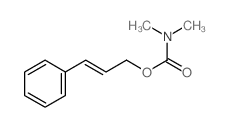cinnamyl N,N-dimethylcarbamate结构式
