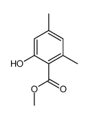 methyl 2-hydroxy-4,6-dimethylbenzoate结构式