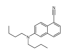 6-(dibutylamino)naphthalene-1-carbonitrile Structure
