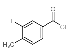 3-Fluoro-4-methylbenzoyl chloride Structure