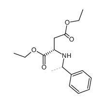 diethyl (1-phenylethyl)-L-aspartate Structure