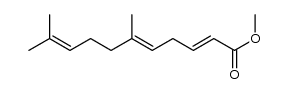 methyl 6,10-dimethylundeca-2,5,9-trienoate Structure