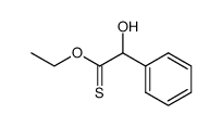 O-Ethyl-2-hydroxy-2-phenylthioacetat结构式