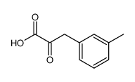 BENZENEPROPANOIC ACID, 3-METHYL-.ALPHA.-OXO- structure
