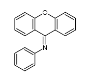 N-(9H-xanthen-9-ylidene)aniline Structure