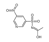 N-(5-nitropyridin-3-yl)sulfonylacetamide结构式