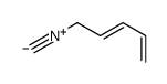 5-isocyanopenta-1,3-diene Structure