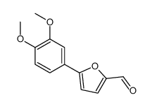 5-(3,4-dimethoxyphenyl)furan-2-carbaldehyde结构式