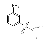 3-氨基-N,N-二甲基苯磺酰胺结构式