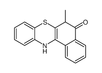 6-methyl-6,12-dihydrobenzo[a]phenothiazin-5-one Structure