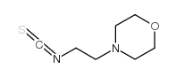 2-(4-呀啉代)乙基异硫代氰酸酯结构式