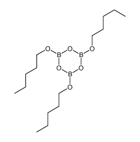 2,4,6-tripentoxy-1,3,5,2,4,6-trioxatriborinane结构式