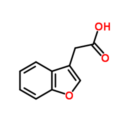 苯并呋喃-3-基乙酸结构式