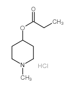 1-甲基-4-哌啶醇丙酸盐酸盐结构式