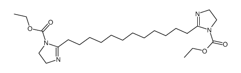1,12-bis[N,N'-(ethyloxycarbonyl) imidazolin-2-yl]dodecane结构式