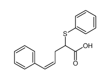 5-phenyl-2-phenylsulfanylpent-4-enoic acid结构式