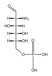 galactose-2-amino-6-phosphate Structure