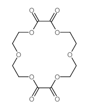 1,4,7,10,13,16-hexaoxacyclooctadecane-2,3,11,12-tetrone Structure