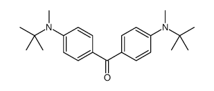 bis[4-[tert-butyl(methyl)amino]phenyl]methanone结构式