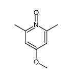 2,6-dimethyl-4-methoxypyridine N-oxide Structure