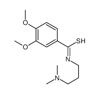 3,4-Dimethoxy-N-[3-(dimethylamino)propyl]benzothioamide结构式