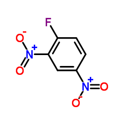 1-Fluoro-2,4-dinitrobenzene Structure