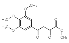 2,4-二氧代-4-(3,4,5-三甲氧基苯基)-丁酸甲酯结构式