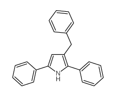 3-benzyl-2,5-diphenyl-1H-pyrrole结构式