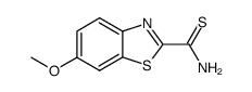 2-Benzothiazolecarbothioamide,6-methoxy-(9CI) Structure