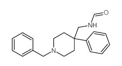 FORMAMIDE, N-((1-BENZYL-4-PHENYL-4-PIPERIDYL)METHYL)- structure