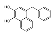 4-benzylnaphthalene-1,2-diol Structure