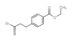 2-BROMO-4-(4-CARBOETHOXYPHENYL)-1-BUTENE Structure