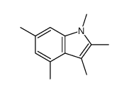 1,2,3,4,6-pentamethyl-indole结构式