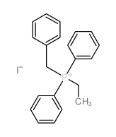 Phosphonium,ethyldiphenyl(phenylmethyl)-, iodide (1:1)结构式